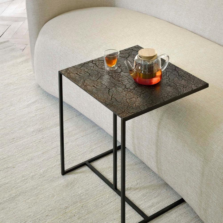 Ethnicraft Triptic Side Table - Lava - Rectangular - Pod Furniture Ireland