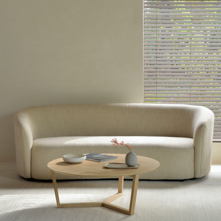 ethnicraft tripod coffee table