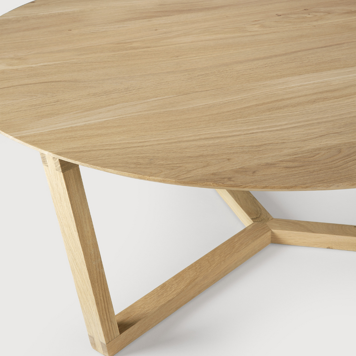 ethnicraft tripod coffee table