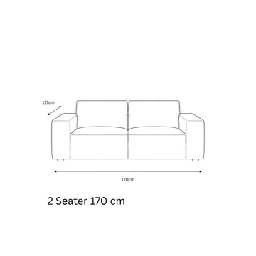 2 Seater 170cm