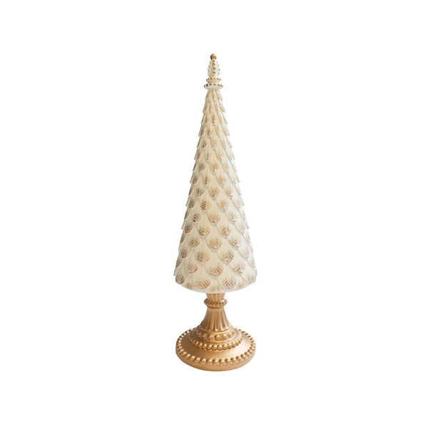 Golden Cream Christmas Tree - L