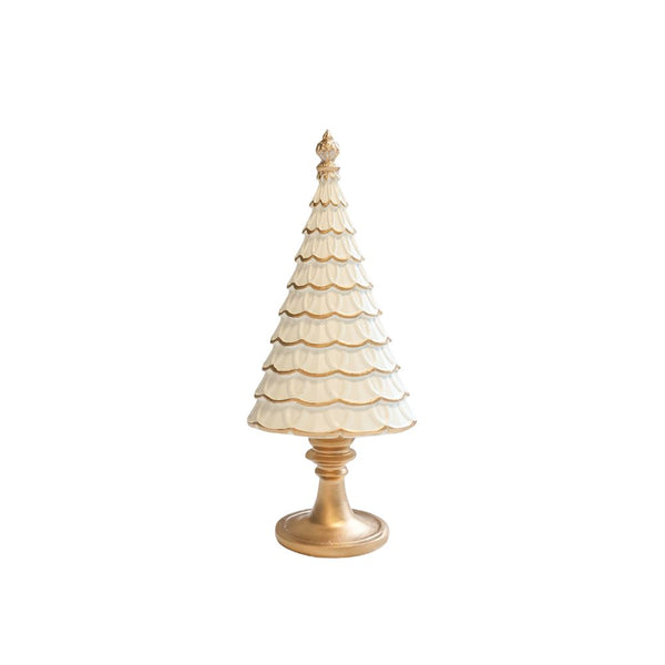 Golden Cream Christmas Tree - S