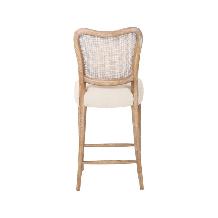 Chadlington Rattan and Natural Linen Counter Stool – Pod Furniture Ireland