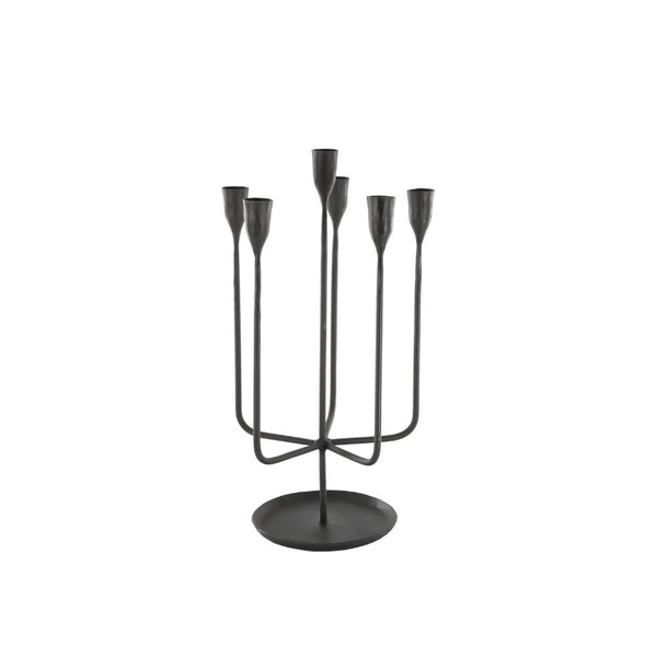 Château Noir 6-Arm Candlestick