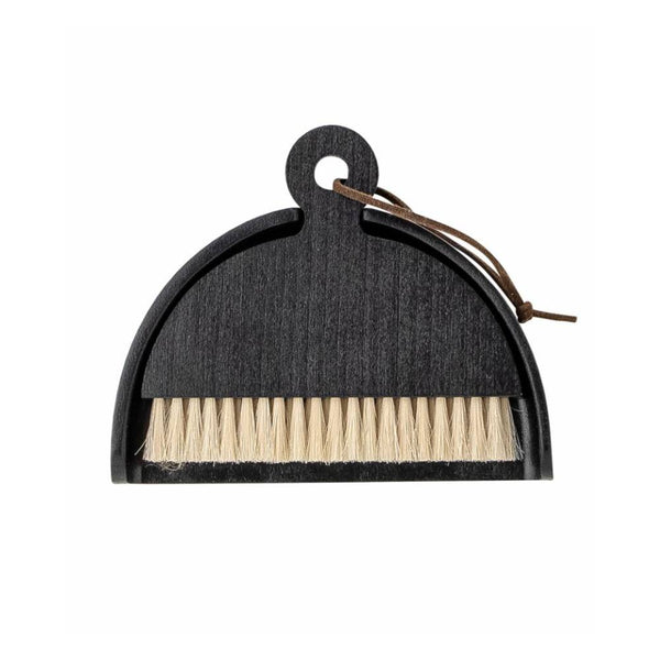 black dustpan brush
