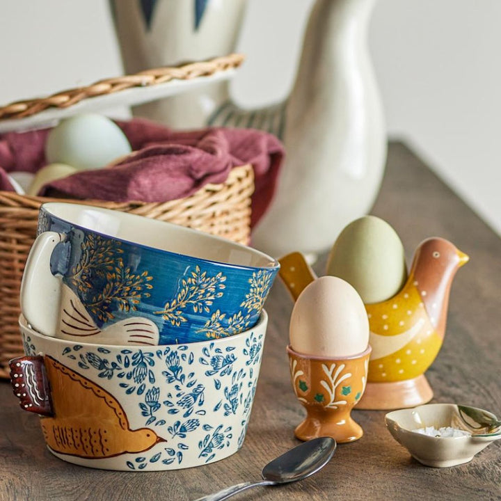 briar blue egg cup