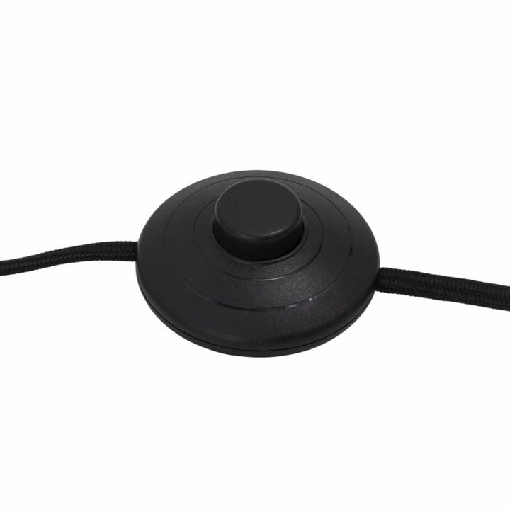 Emily Floor Lamp, Black - Rubberwood Bloomingville
