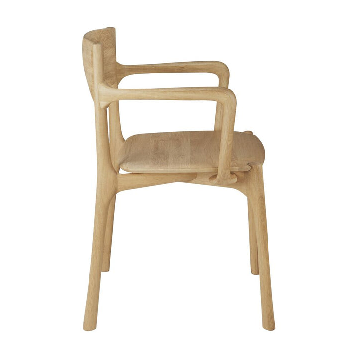 ethnicraft pi dining chair with arms
