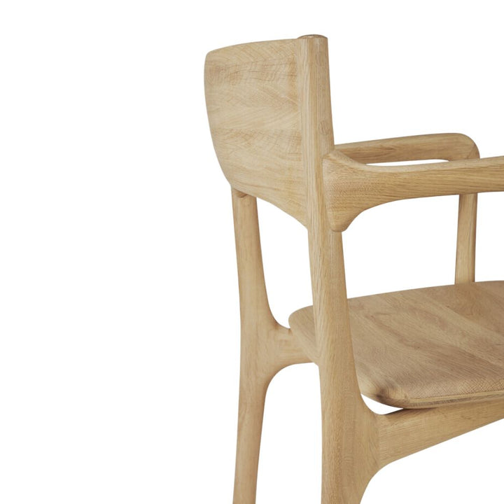 ethnicraft pi dining chair with arms
