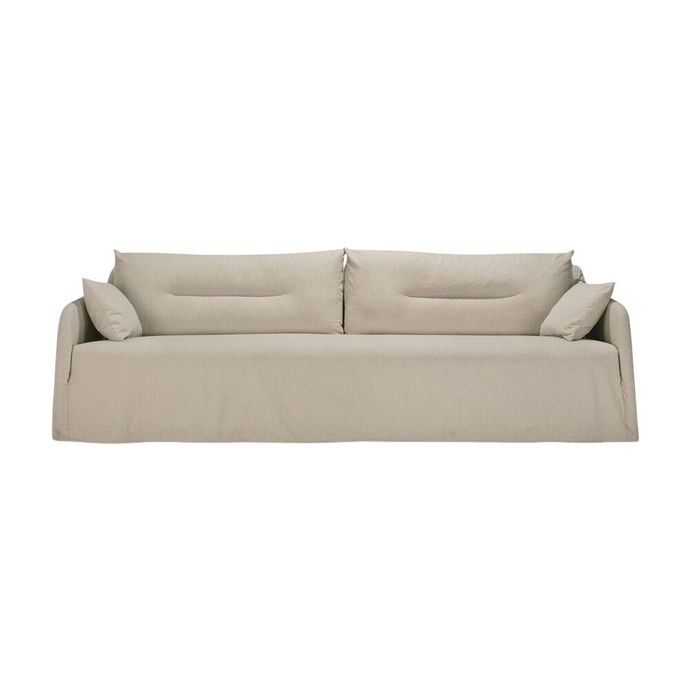 Ethnicraft Weave 3 Seater Sofa – Woven-Seat Modular Sofa, Solid Wood Frame, Breathable Texture & Scandinavian Design