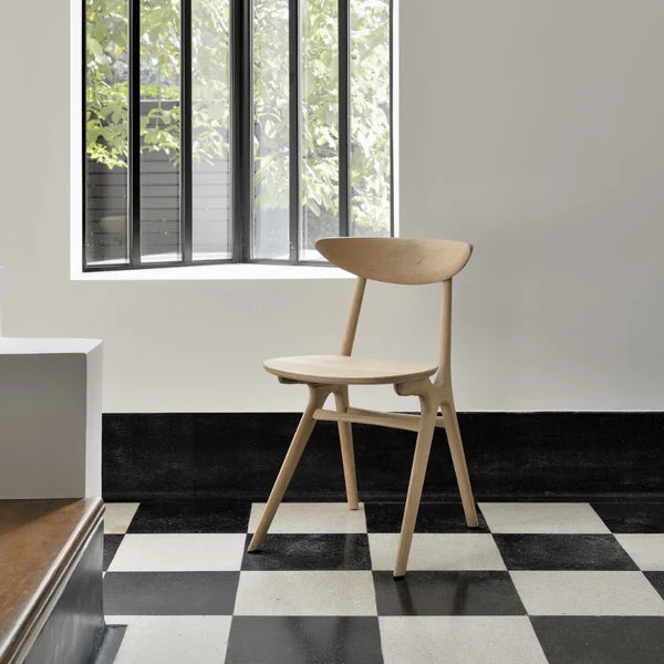 ethnicraft pi dining set 160cm 4 eye dining chairs