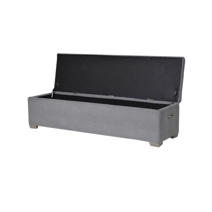 George Buttoned Grey Bedding Box Pod Furniture Ireland