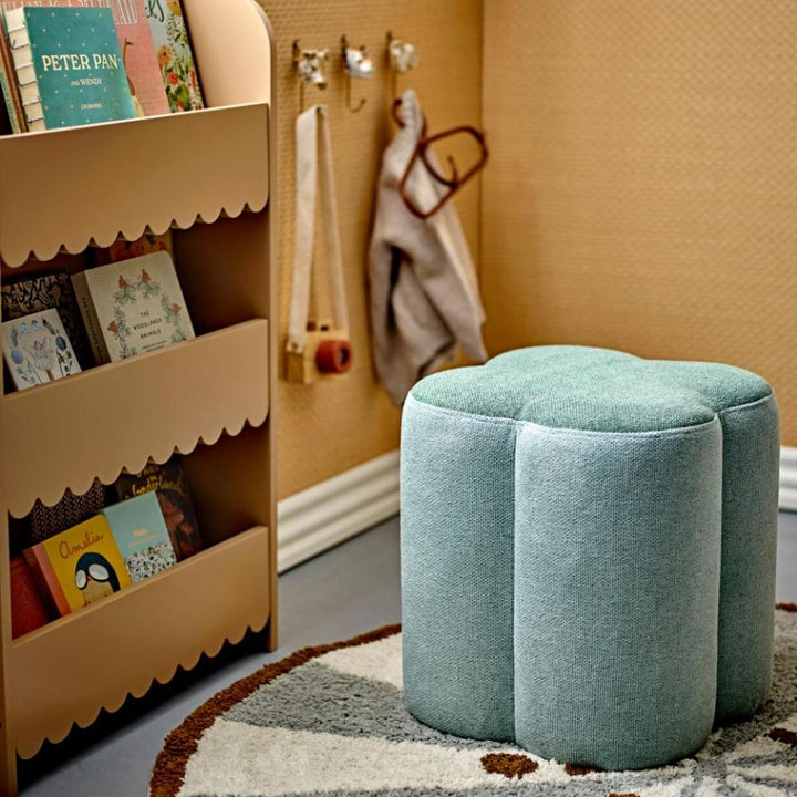 green mini footrest