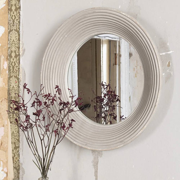 Henry Grey Round Mirror Pod Furniture Ireland