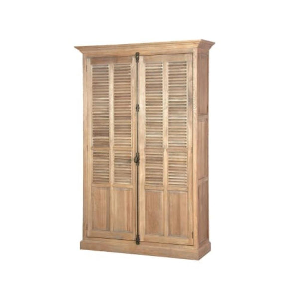 Large Weathered Louvered Cupboard Pod Furniture Ireland