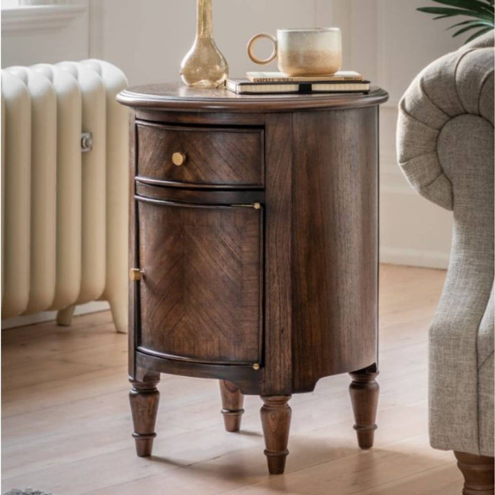 Madison Drum Side Table Pod Furniture Ireland