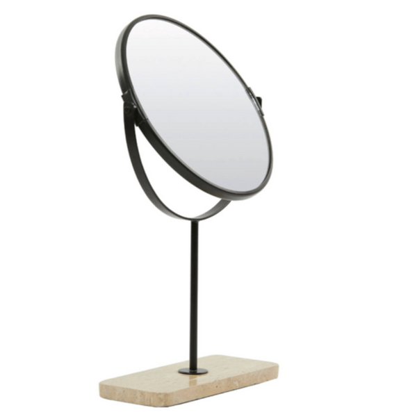 Black Millie Mirror on Base