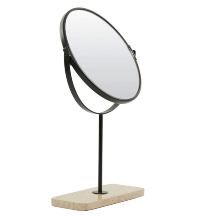 black millie mirror on base