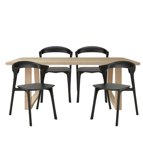 mix and match dining set 180cm 4 bok dining chairs