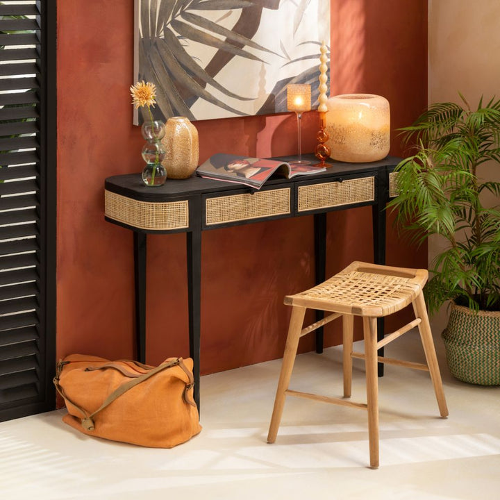 Natural Teak Wooden Stool Jolipa
