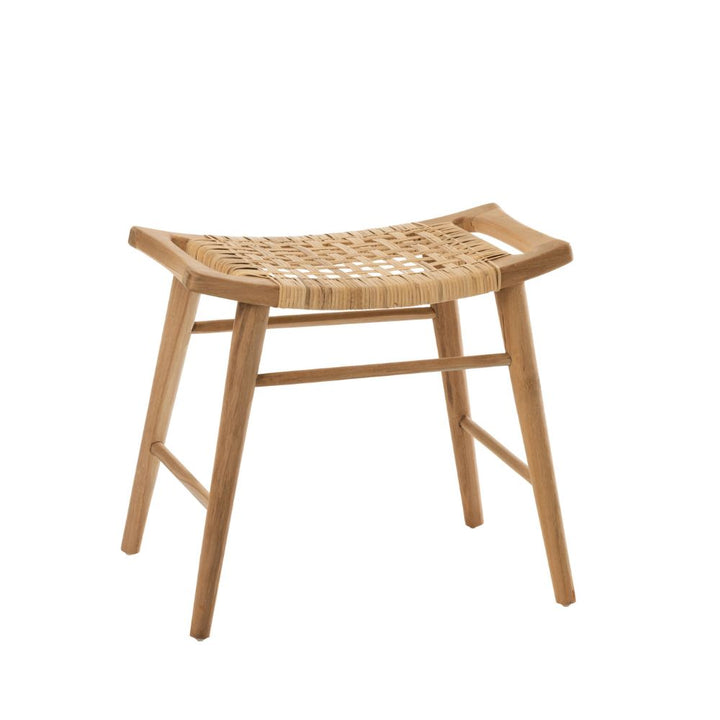 Natural Teak Wooden Stool Jolipa