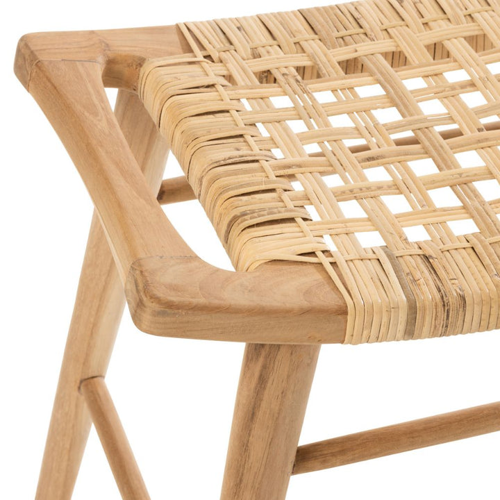 Natural Teak Wooden Stool Jolipa