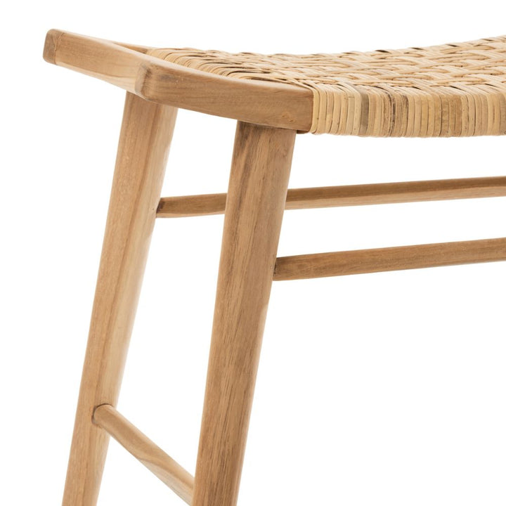 Natural Teak Wooden Stool Jolipa
