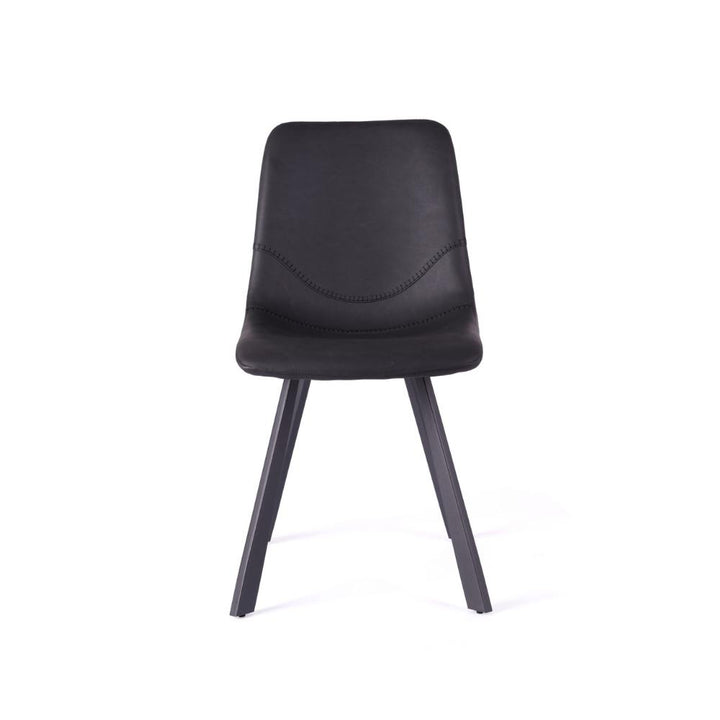 The Niva Dining Chair Charcoal Black Kelston House