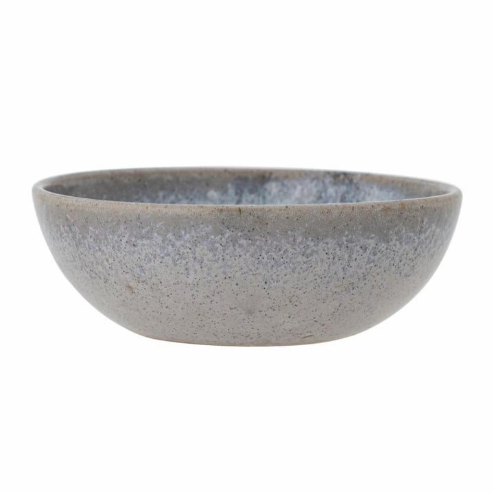 paisley bowl blue stoneware