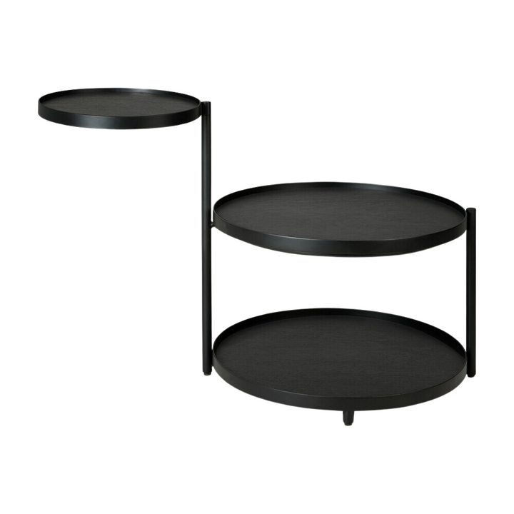 ethnicraft swivel tray side table