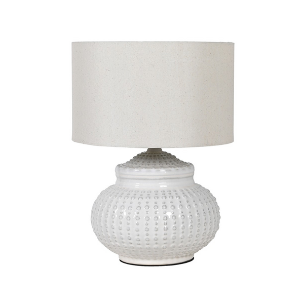 Blake Cream Table Lamp with shade