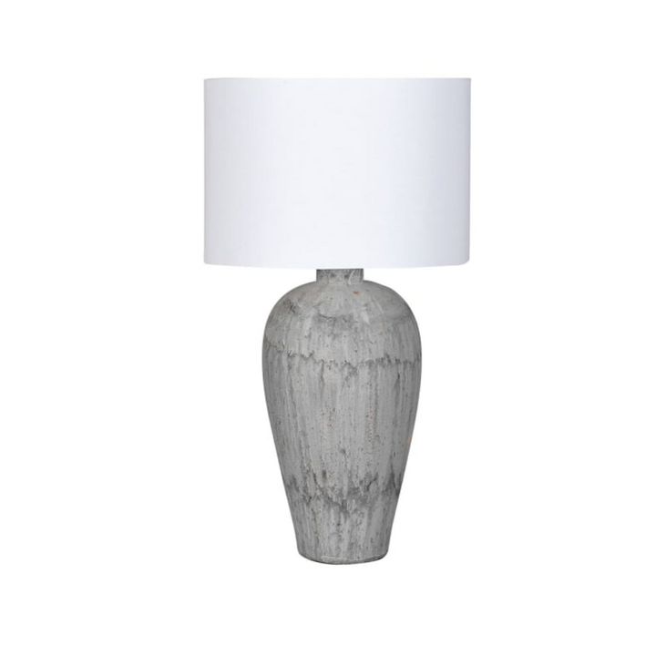 tailor concrete lamp with shade