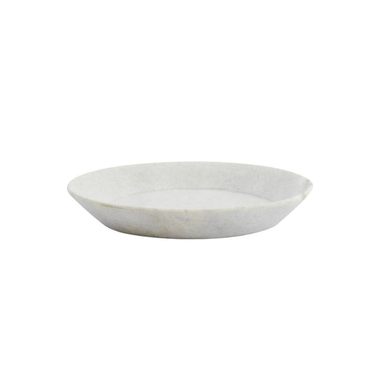 marble white dish