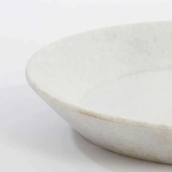 marble white dish