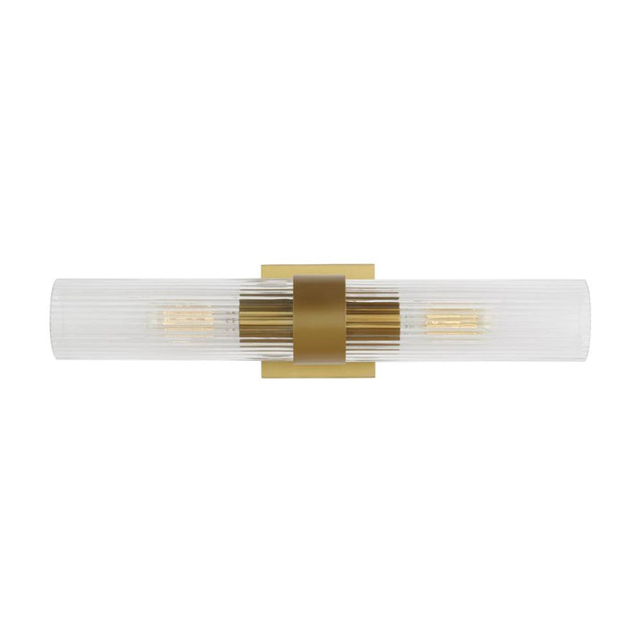 Geneva Linear Sconce In Burnished Brass Pod Furniture Ireland