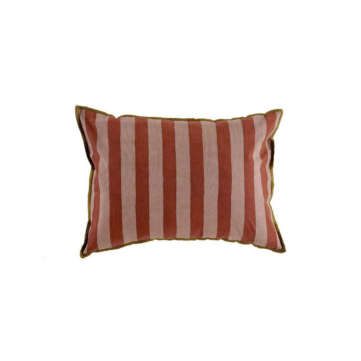 red striped cushion