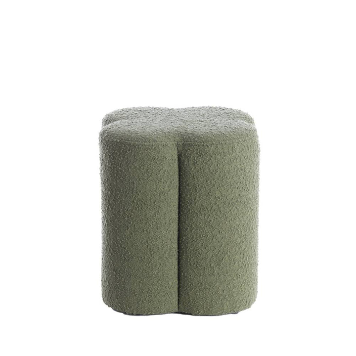 pouf boucle dark green