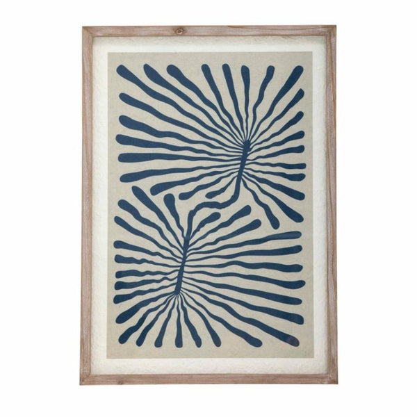 tessa textured print with frame