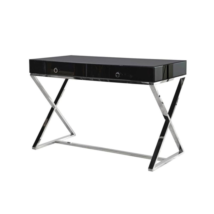 Florentine Silver and Black Dressing Table Pod Furniture Ireland