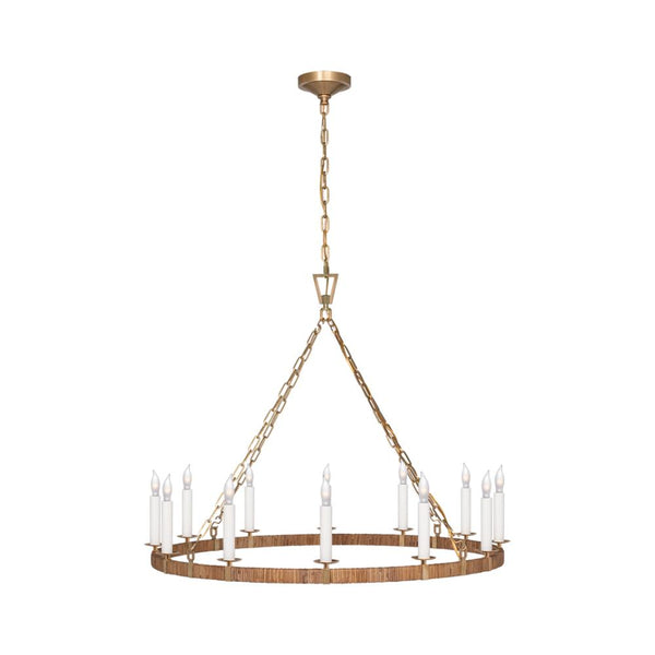 Visual Comfort Darlana Large Wrapped Ring Chandelier