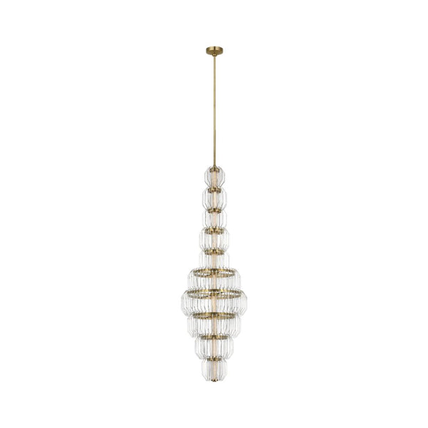 Visual Comfort Killarney 19" Layered Entry Chandelier