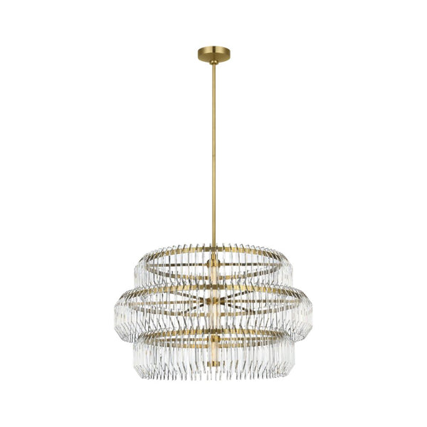 Visual Comfort Killarney 32" Layered Drum Chandelier