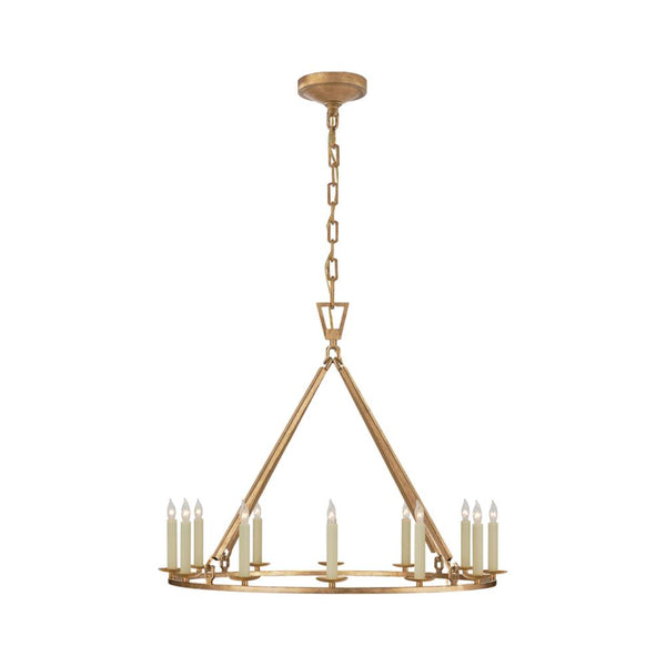 Visual Comfort Medium Single Ring Chandelier