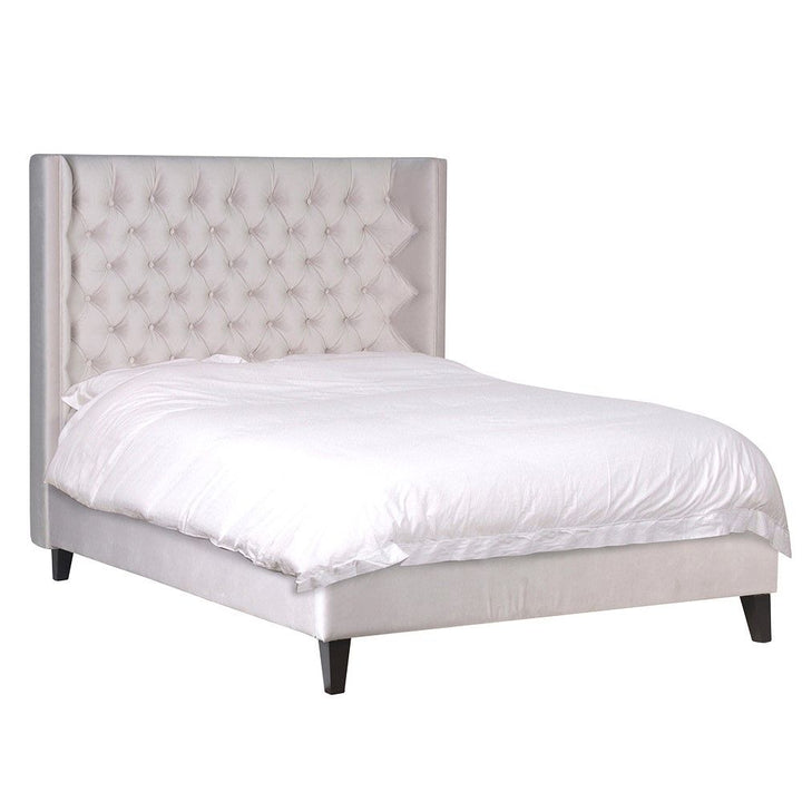Willo Buttoned Velvet 5ft King-size Bed Coachhouse