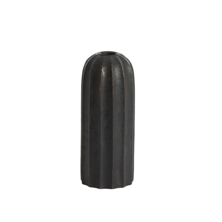 wooden candle holder brown s