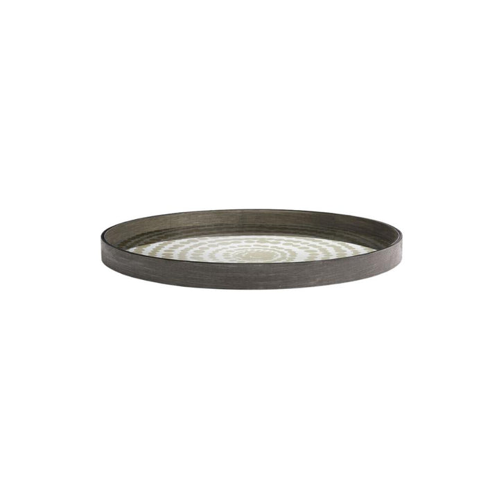beads mirror tray