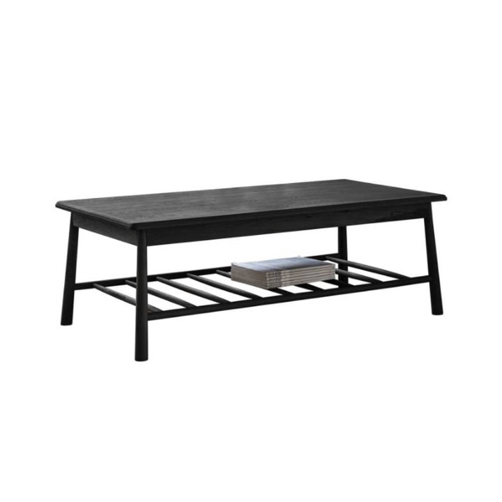 wycombe rectangle coffee table black