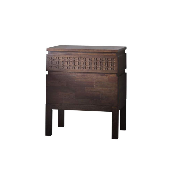 boho retreat 2 drawer bedside locker