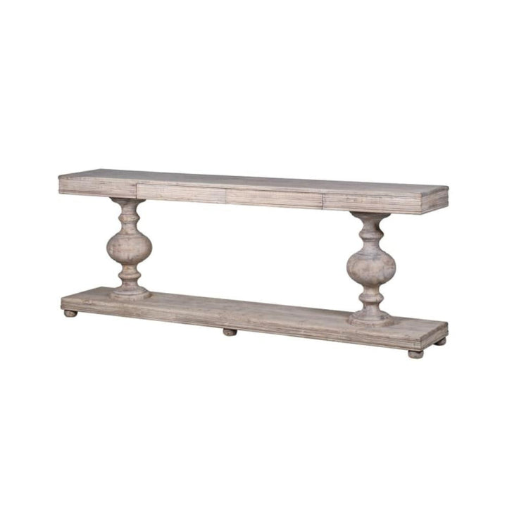 imperial bulbous leg console table