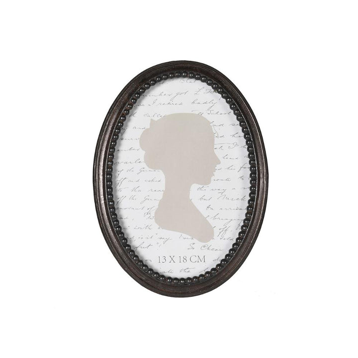 distressed brown photo frame